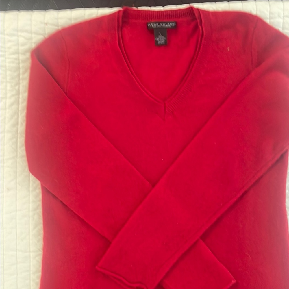 Women's Red CASHMERE sweater